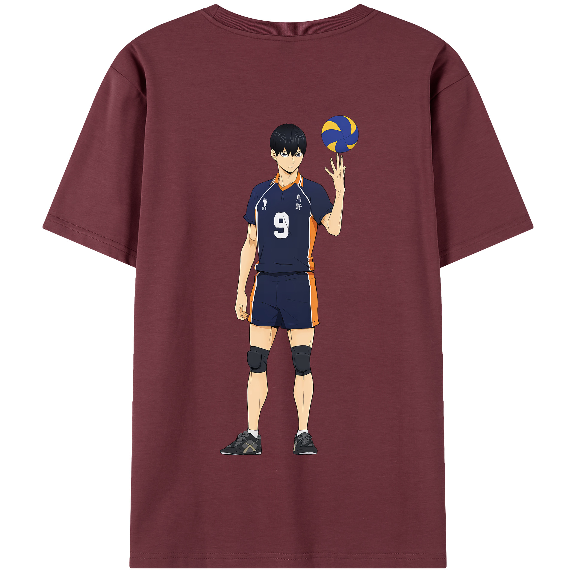 （画像用） ハイキュー!! Haikyu!! 綿100％半袖Tシャツ（背面プリント）